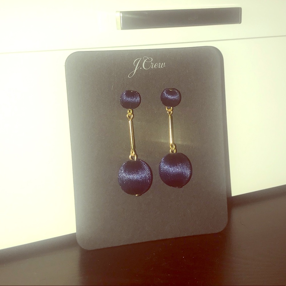 Blue and Gold J. Crew Earrings